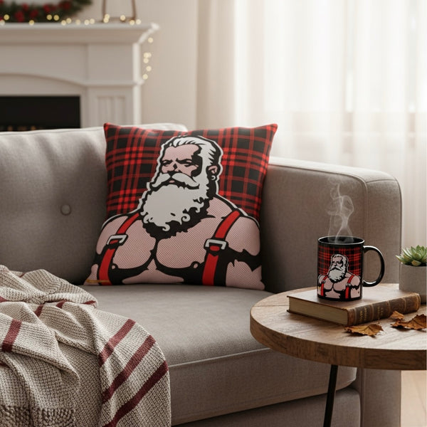 Santa 25 Outdoor Pillow
