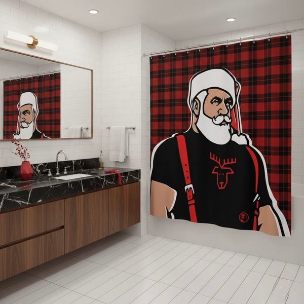 Santa 20 Shower Curtain