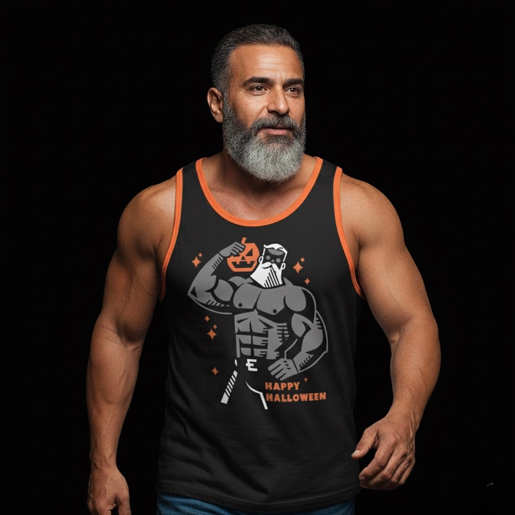 Happy Halloween, All Over Printed Tank Top