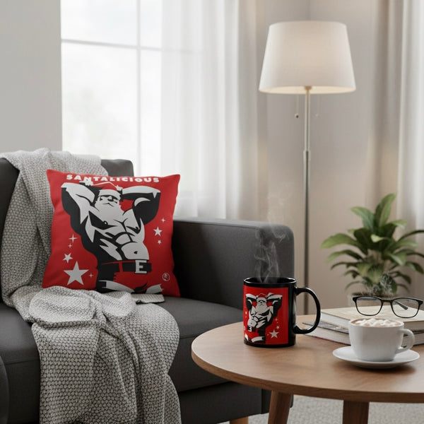 Santalicious Black Mug (11oz)