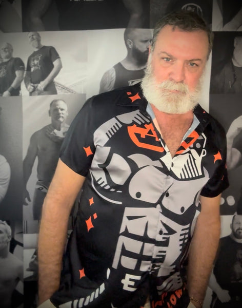 Happy Halloween All-Over Printed satin Shirt