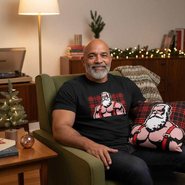 Santa 2025, hand printed T-shirt and Tank Top.