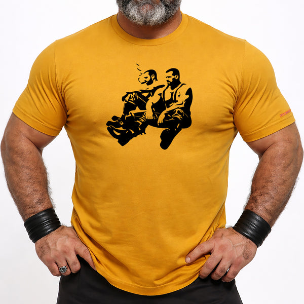 Hard Soles, hand printed T-shirt