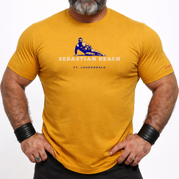 Sebastian Beach, hand printed T-shirt & Tank Top (Colors)