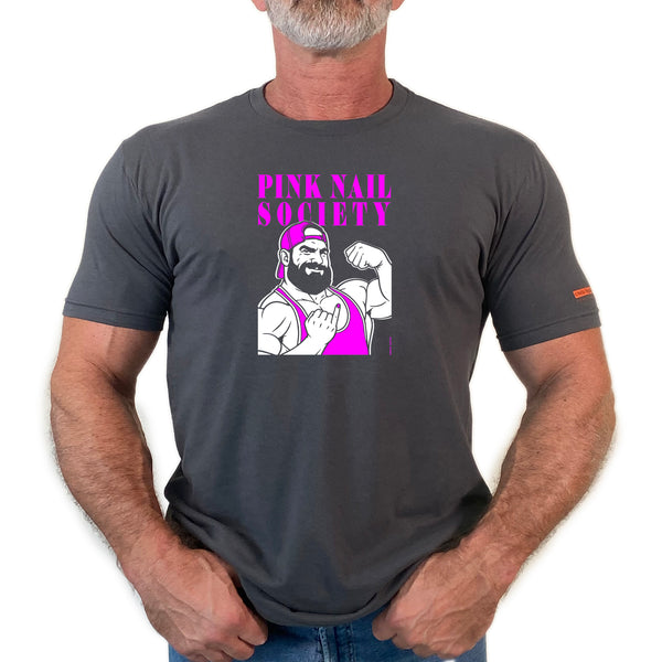 Pink Nail Society, hand printed T-shirt & Tank Top (Colors)