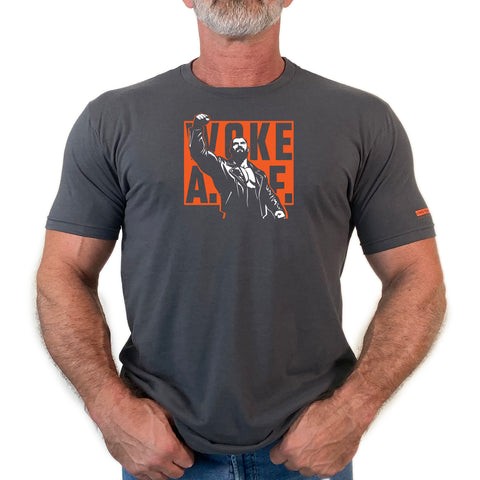 Woke, hand printed T-shirt and Tank Top.