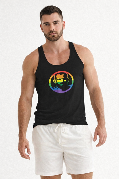 Icon (I Fight Back) Men's Black Tank