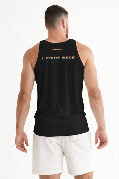 Icon (I Fight Back) Men's Black Tank