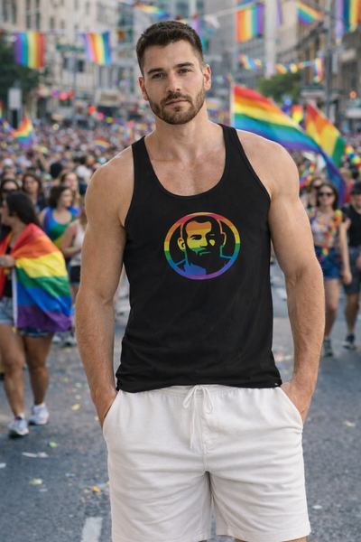 Icon (I Fight Back) Men's Black Tank
