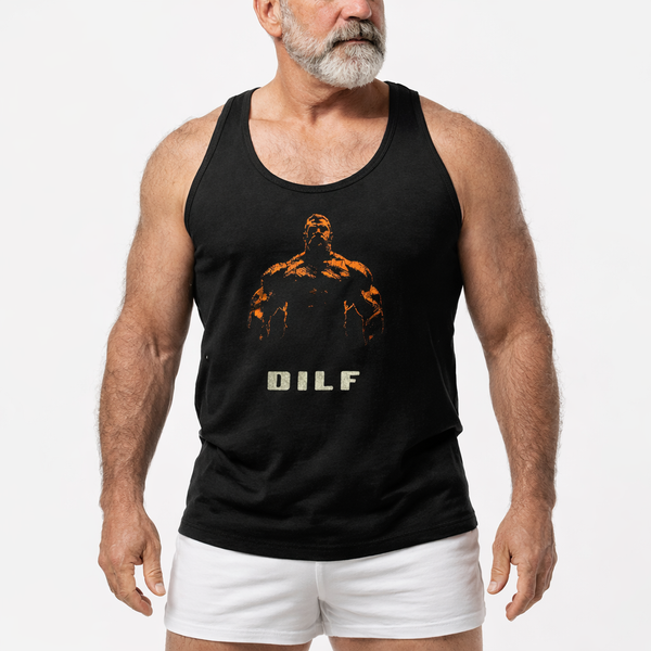 Dilf hand printed Tank Top