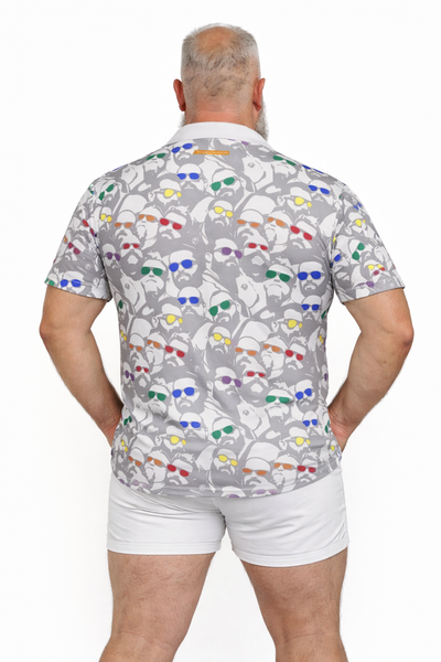Bright Days, All Over printed Polo Shirt