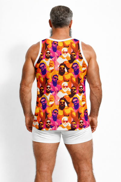 Summer Days All Over Printed Basketball Jersey Tank Top