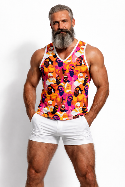 Summer Days All Over Printed Basketball Jersey Tank Top