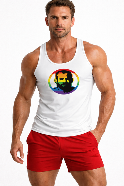 Icon (I Fight Back) white Men's Tank