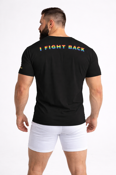 Icon (I Fight Back) Men's Black Tee