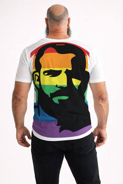 Icon, Pride White All over Printed Tee