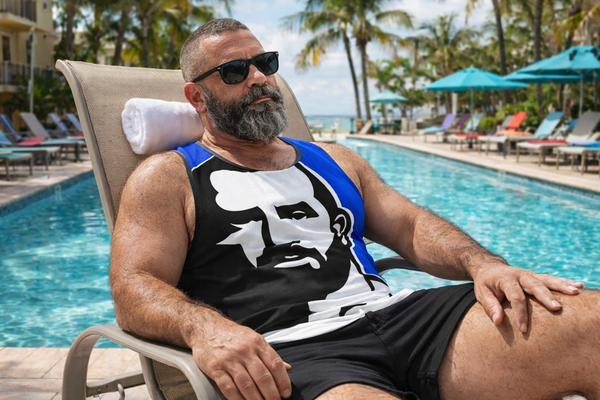 Muscle, All Over Printed Tank