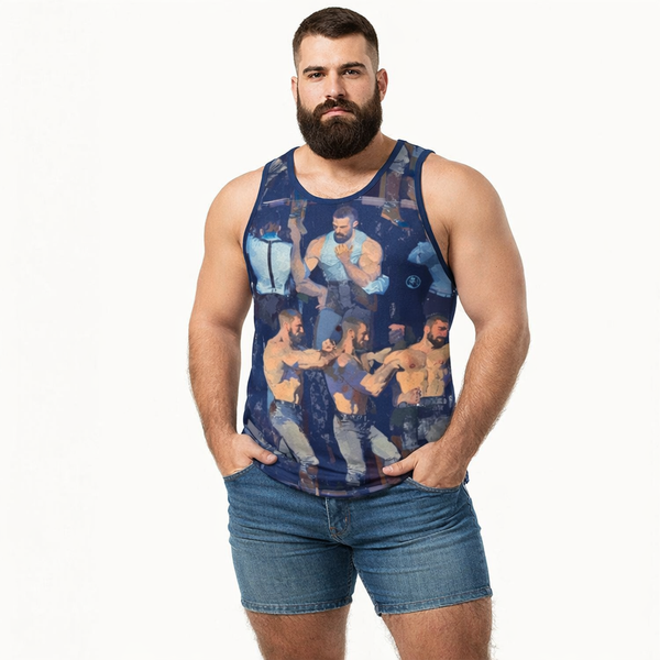 Party Time, All Over Printed Tank Top