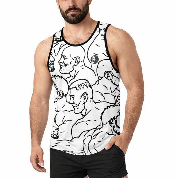 Dads & Boys, All Over Printed Tank Top