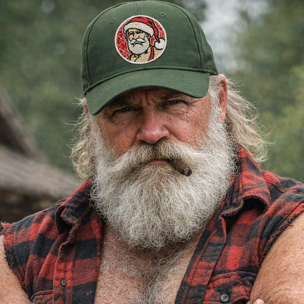 Santa 2023, embroidered Caps