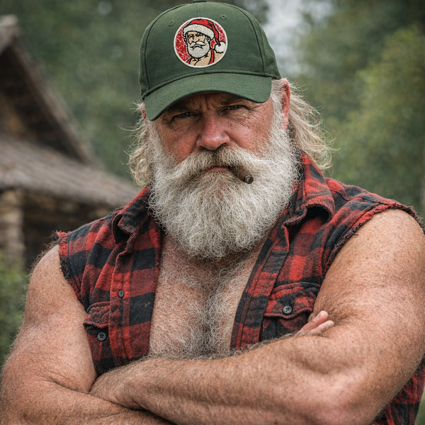 Santa 2023, embroidered Caps