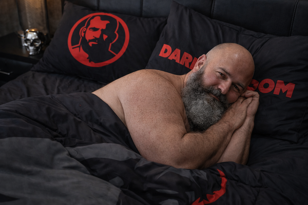 Red Dark Room Microfiber Pillowcase