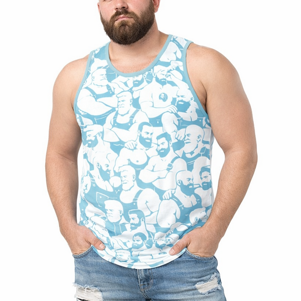 Bear Weekend, All Over Printed Tank Top