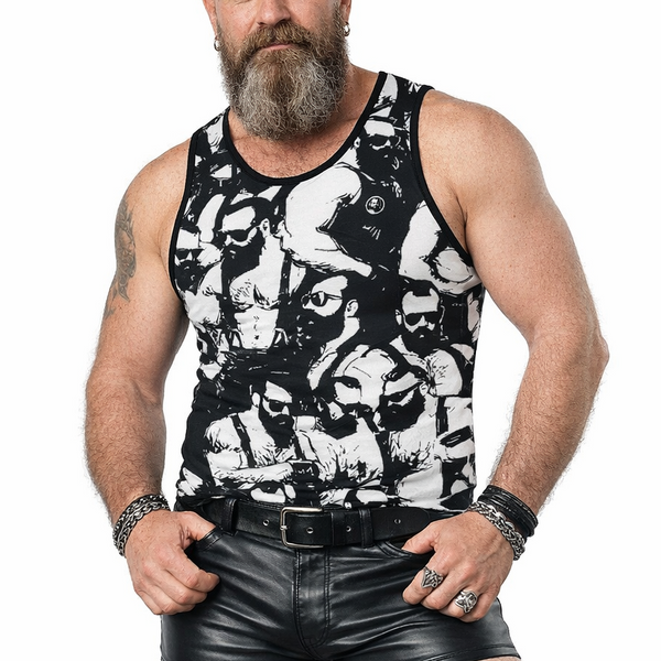 Bar Hopping, All Over Printed Tank Top