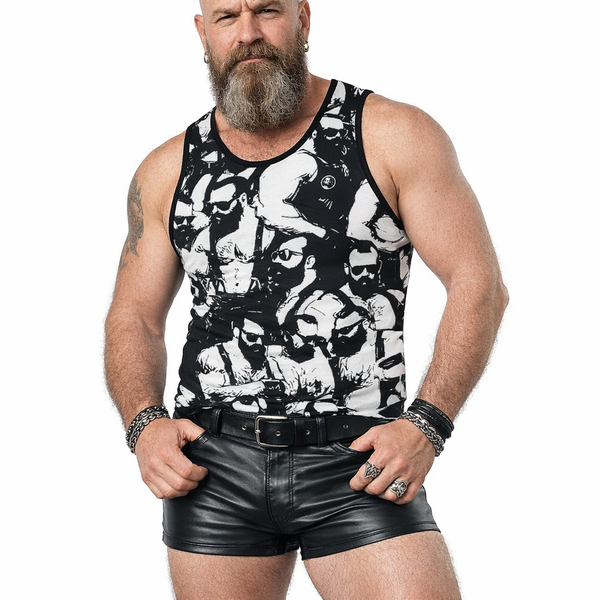 Bar Hopping, All Over Printed Tank Top