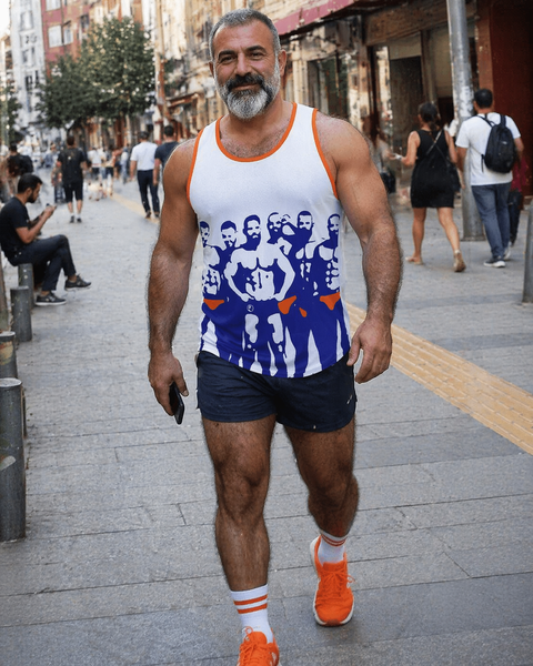 Beach Guys, All Over Printed Tank Top