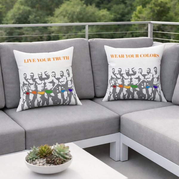 Your Colors, Spun Polyester Square Pillow