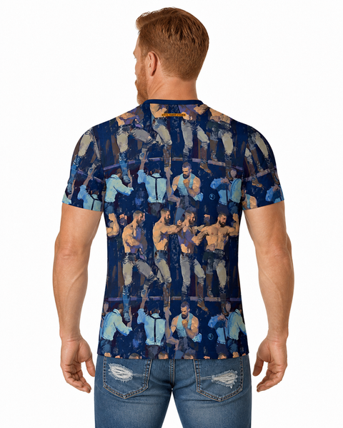 Party Time, All Over Printed Cotton T-shirt