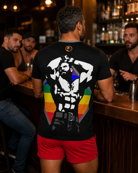 Shine (with Pride), All Over Printed Cotton T-shirt