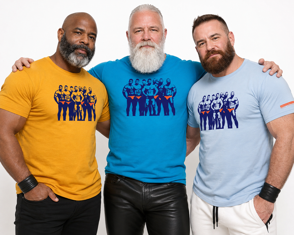 Beach Guys, hand printed T-shirt & Tank Top (Colors)