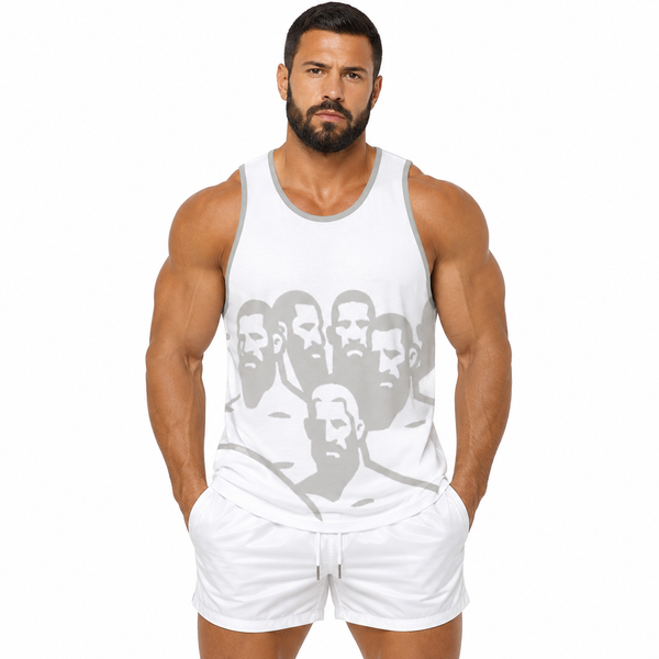 Crowded, All Over Printed Tank Top