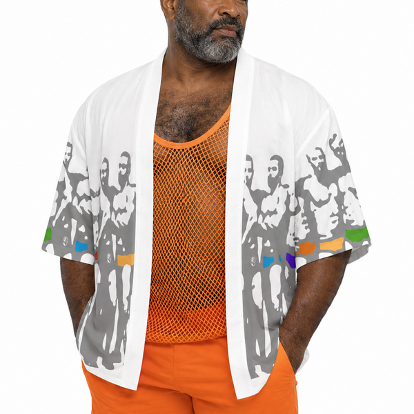 Your colors, All-Over Printed Kimono Shirt