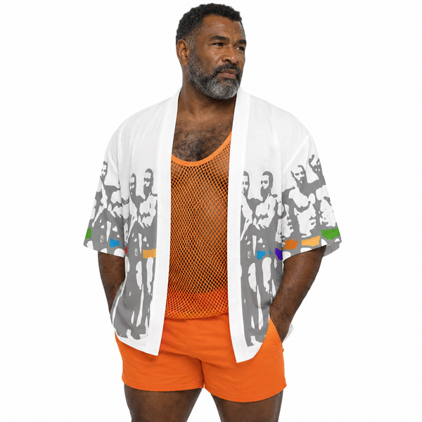 Your colors, All-Over Printed Kimono Shirt
