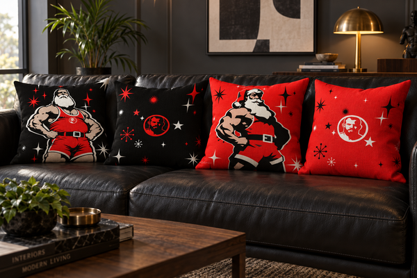 Santa 2026 Red, All-Over Printed Pillowcase