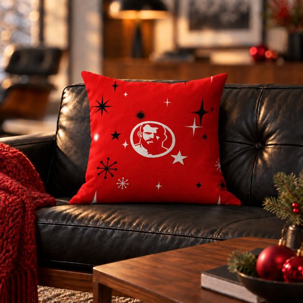 Santa 2026 Red, All-Over Printed Pillowcase