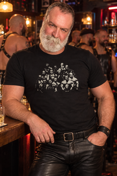 Leather Brotherhood, hand printed T-shirt & Tank Top (Colors)