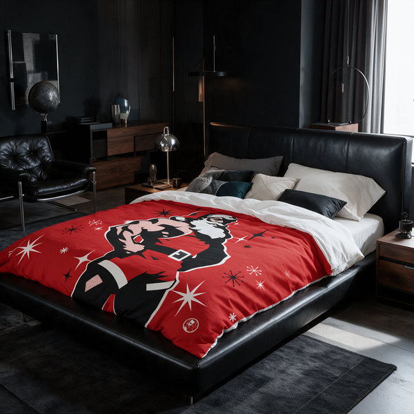 Santa 2026 Red, Cotton Comforter