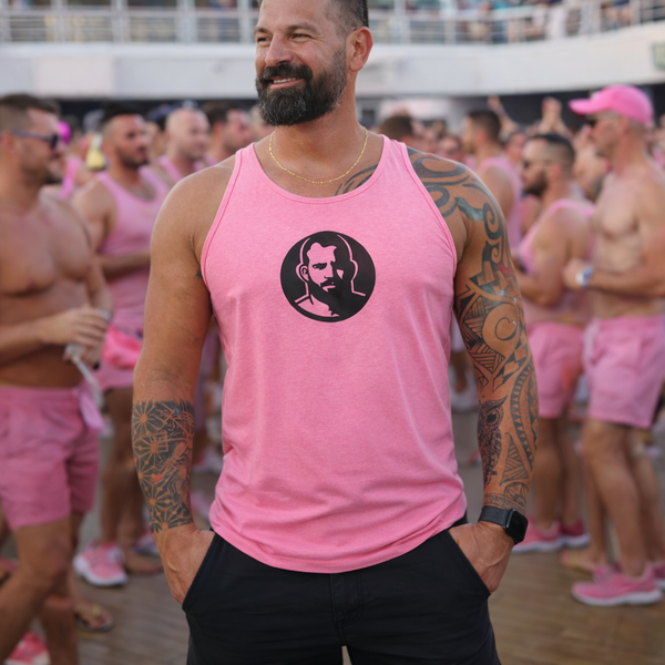 Icon, Rubber Patch on Neon Tank Tops (colors)