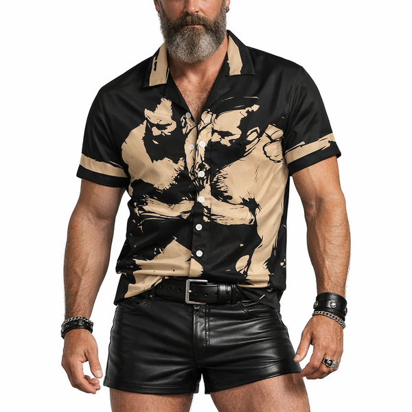 Wrestlers, All Over Printed Casual Hawaiian Shirt (Last ones)