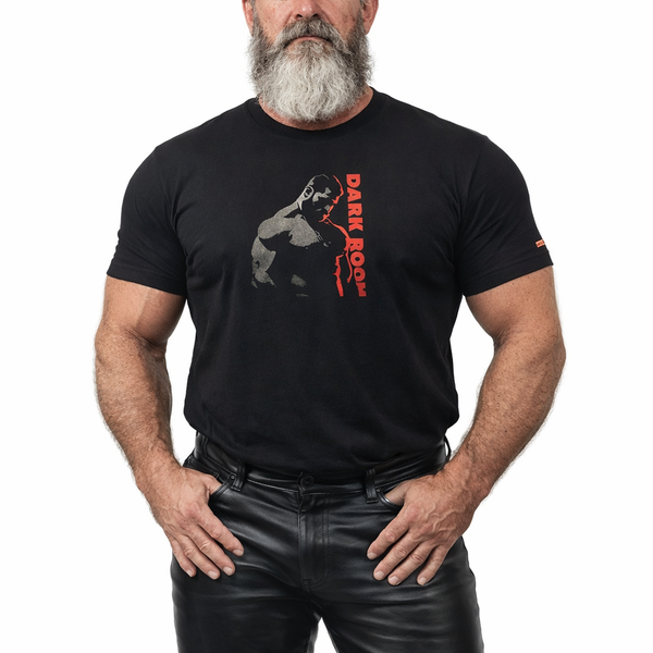 Red Dark Room, hand printed T-shirt and Tank Top