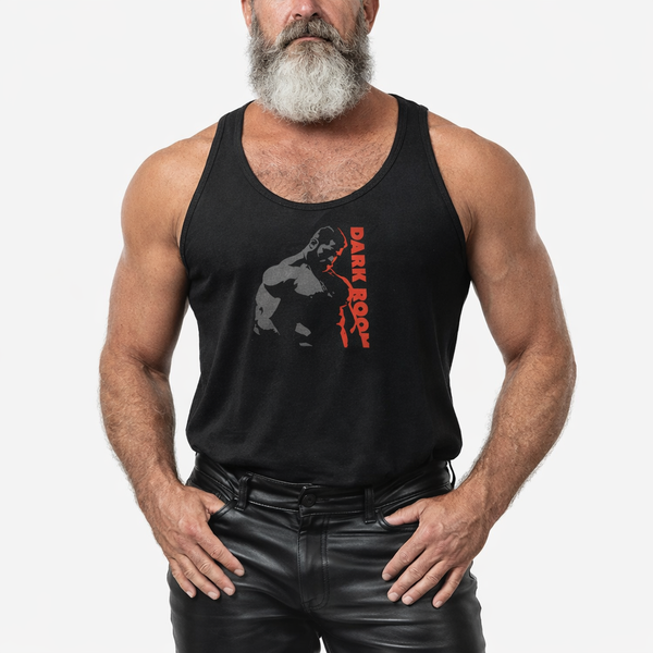 Red Dark Room, hand printed T-shirt and Tank Top