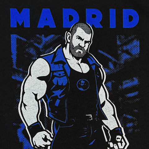 "Traveling Joe" Madrid, Hand printed Tshirt and Tank Top