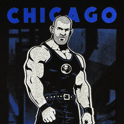 "Traveling Joe" Chicago, Hand printed Tshirt and Tank Top