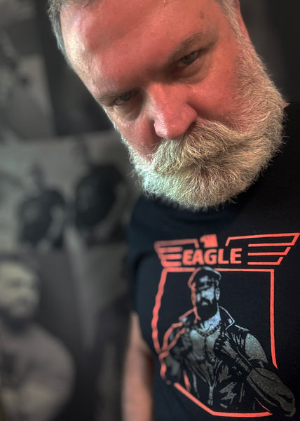 Eagle, hand printed T-shirt and Tank Top.
