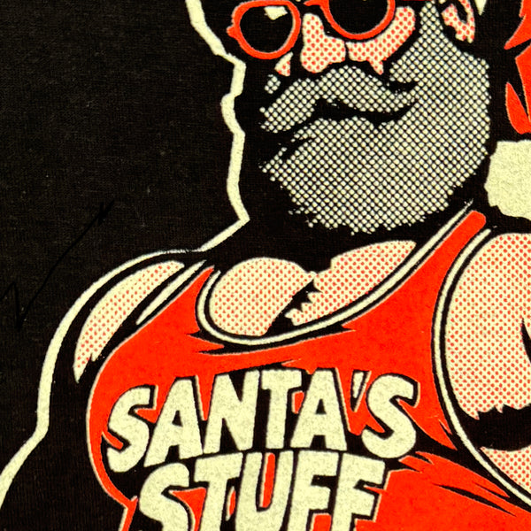 Santa's Stuff, hand printed T-shirt and Tank Top