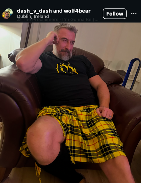 Musclebear in Yellow, hand printed T-shirt & Tank Top